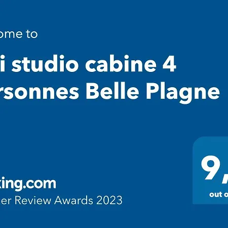 Joli Studio Cabine 4 Personnes Belle Plagne * La Plagne-Tarentaise